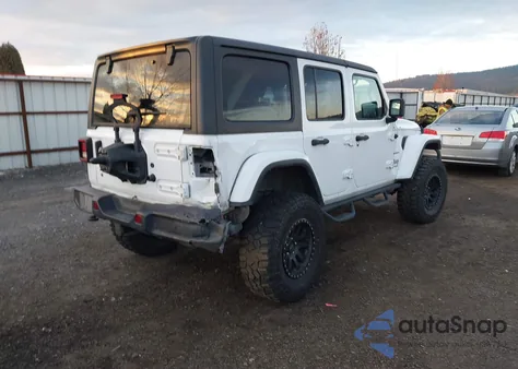2018 Jeep Wrangler Unlimited Sahara 4X4 from USA, damaged, VIN 1C4HJXEN3JW328699